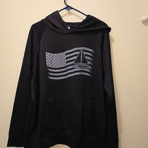 Men's Black Graphic Hoodie